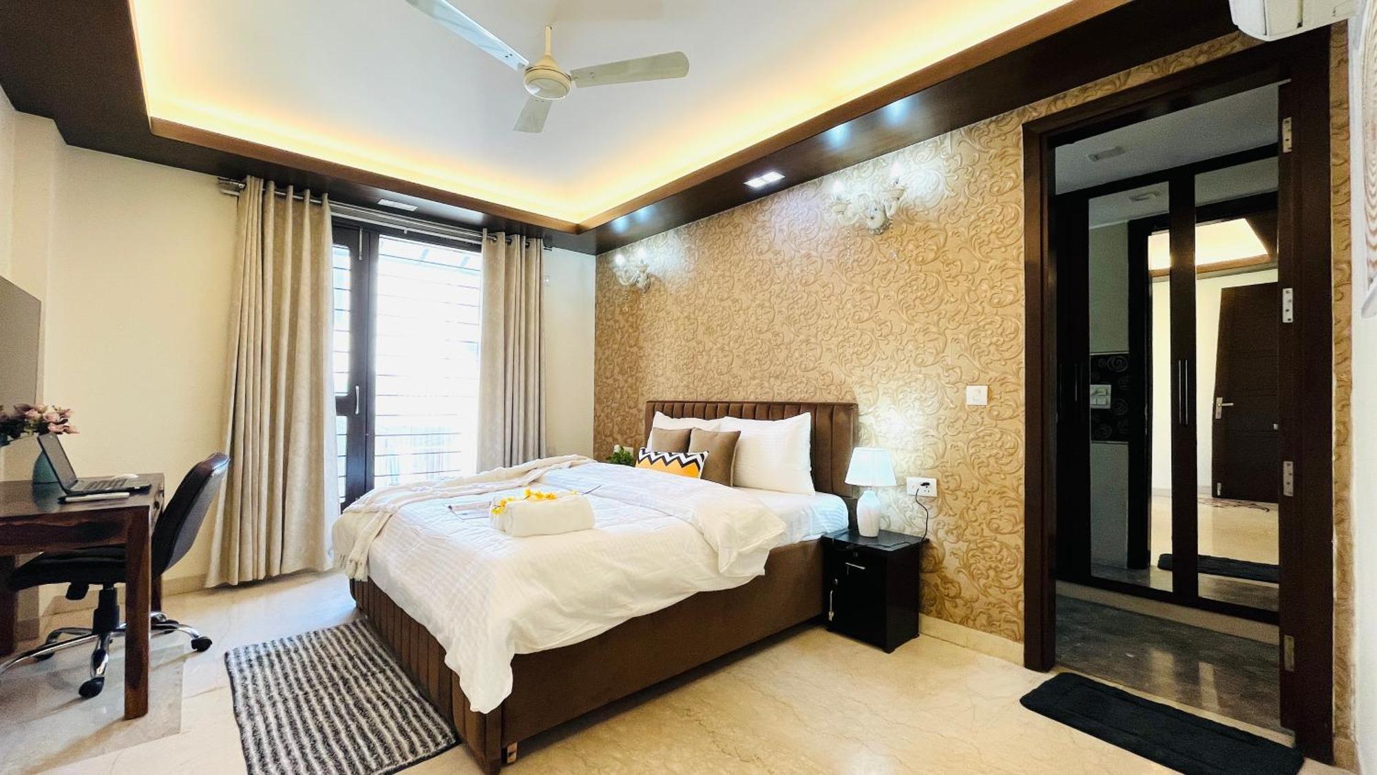 Olive Serviced Apartments - Defence Colony Nowe Delhi Pokój zdjęcie
